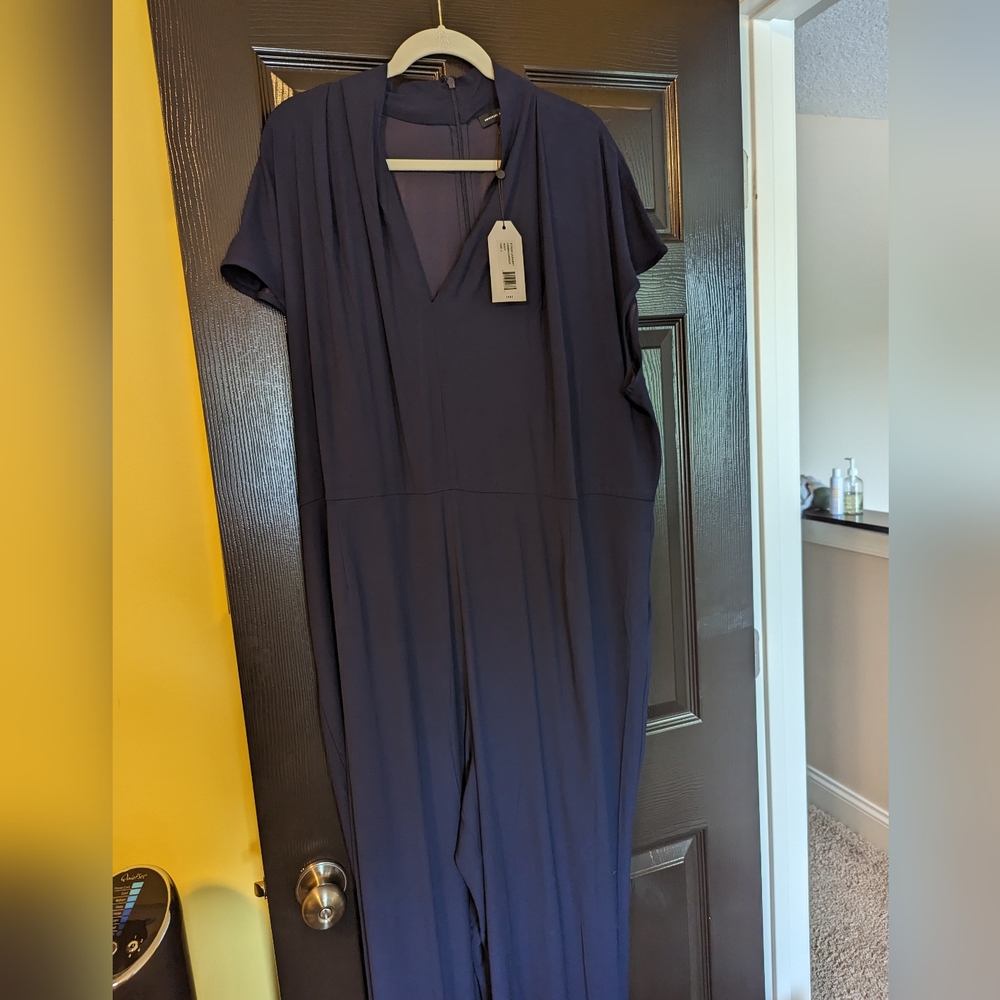 Universal Standard Cambria Jumpsuit in Navy, Large (22,24)